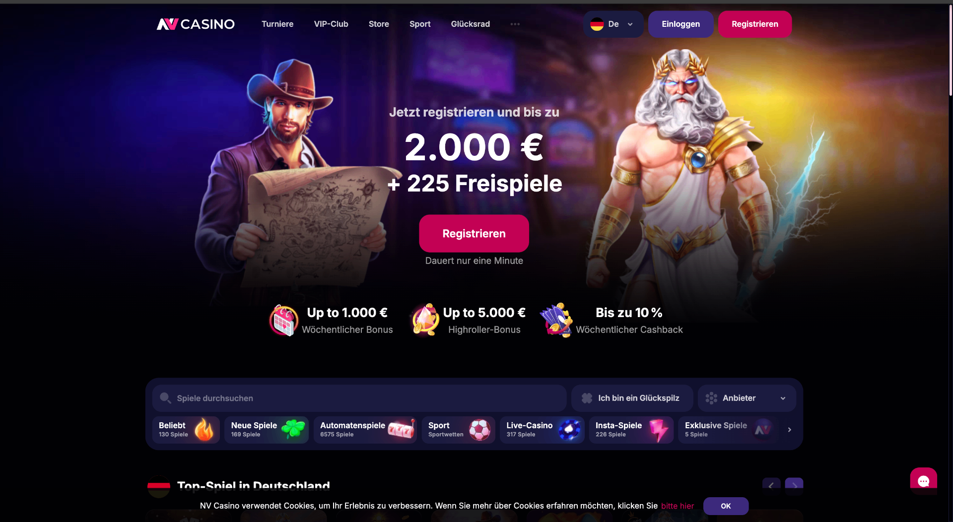 NV Casino Screenshot